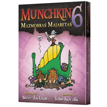 Jogo de tabuleiro Munchkin 6: masmorras malucas pegi 12