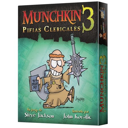 Jogo de tabuleiro Munchkin 3: erros administrativos pegi 10