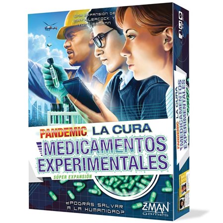 Pandemia do jogo de tabuleiro, expansão da cura, drogas experimentais pegi 8