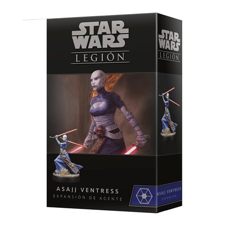 Jogo de tabuleiro Star Wars Legion Asajj Ventress idade recomendada 14 anos