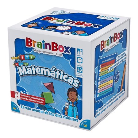 Jogo de tabuleiro matemático brainbox recomendado para 8 anos de idade