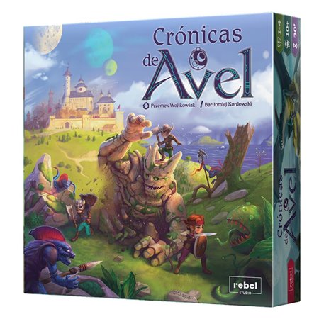 Jogo de tabuleiro Crônicas de Avel Pegi 8