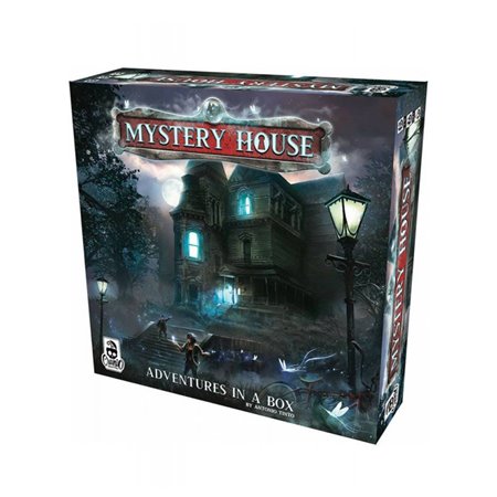 Jogo de tabuleiro Mystery House recomendado para maiores de 14 anos