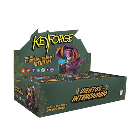 Jogo de tabuleiro Keyforge Winds of Exchange idade recomendada 14 anos