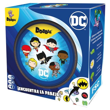 jogo de tabuleiro dobble universo dc