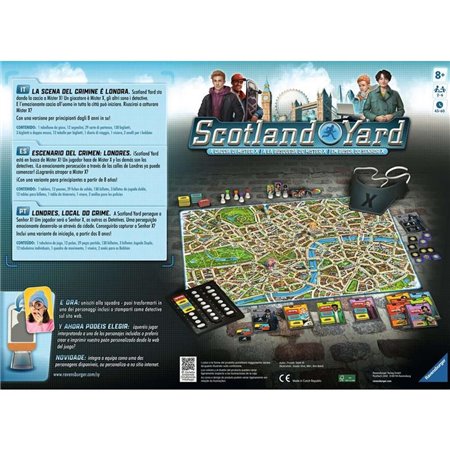 Ravensburger scotland yard atualiza jogo de tabuleiro 40º