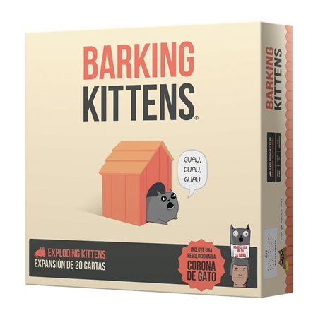 Jogo de tabuleiro Asmodee Barking Kittens Pegi 7