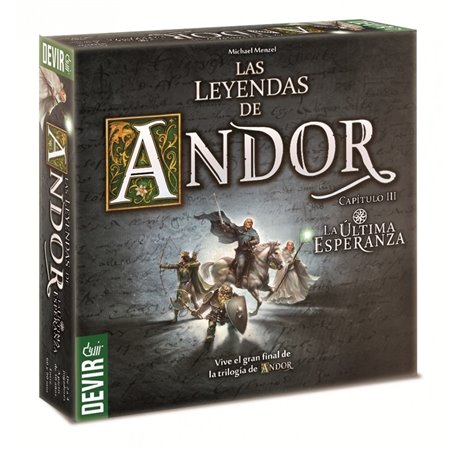 Jogo de tabuleiro Devir as lendas de andor a última esperança pegi 10