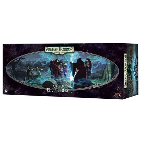 Jogo de tabuleiro Arkham Horror LCG retorna ao círculo quebrado pegi 14