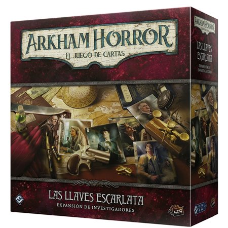 Jogo de tabuleiro Arkham Horror: The Scarlet Keys Exp Investigators Pegi 14