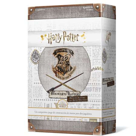 Jogo de tabuleiro Harry Potter Hogwarts Batalha Defesa Contra Artes das Trevas Pegi 11