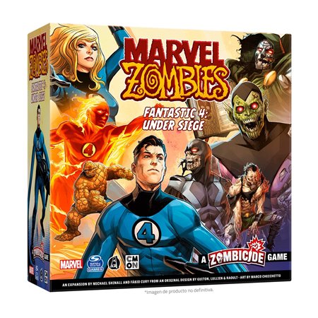 jogo de tabuleiro Marvel Zombies: Fantastic 4 Under Siege Pegi 14