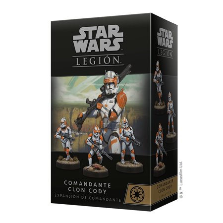 Jogo de tabuleiro Star Wars Legion Clone Commander Cody Idade recomendada 14 anos