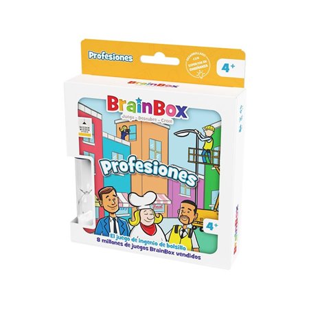 Profissões de jogos de tabuleiro de bolso Brainbox recomendadas para 4 anos de idade