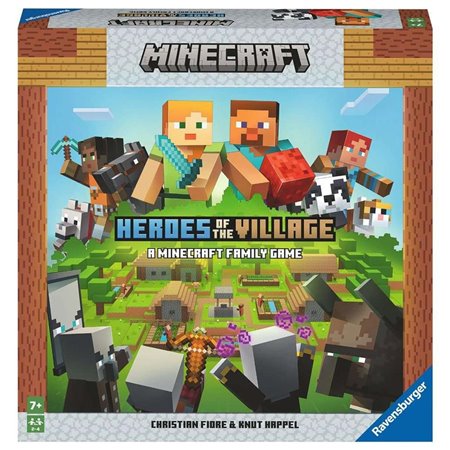 Jogo de tabuleiro Ravensburger Minecraft Heroes of the Village +7