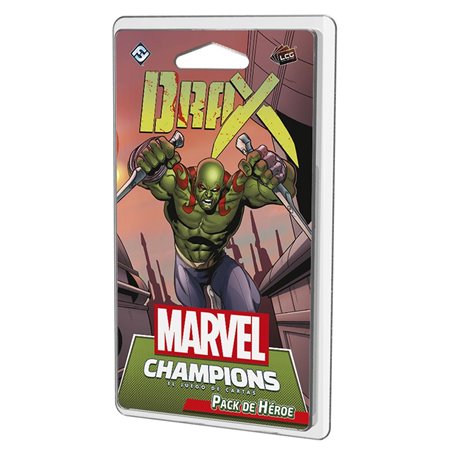 Jogo de tabuleiro dos campeões da Marvel: Drax 60 cartas Pegi 14