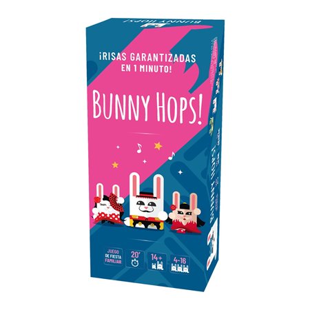 Jogo de tabuleiro Bunny Hops Pegi 14