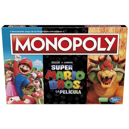 Jogo de tabuleiro monopólio super mario bros o filme