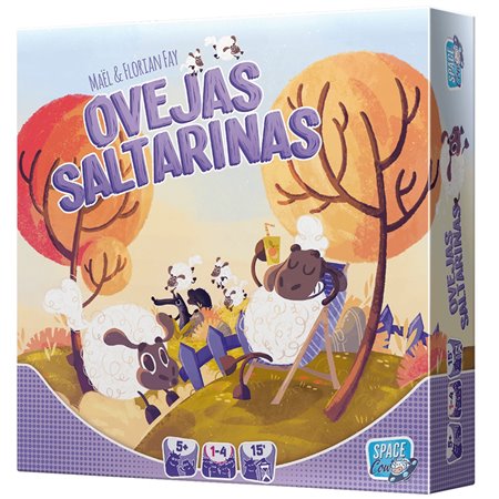 Jogo de tabuleiro de ovelhas saltadoras Pegi 5