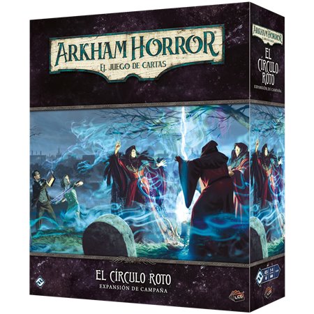 Jogo de tabuleiro de terror Arkham: o círculo quebrado exp. Campanha