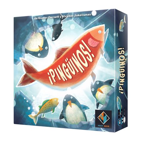 Pinguins de jogo de tabuleiro! idade recomendada 8 anos