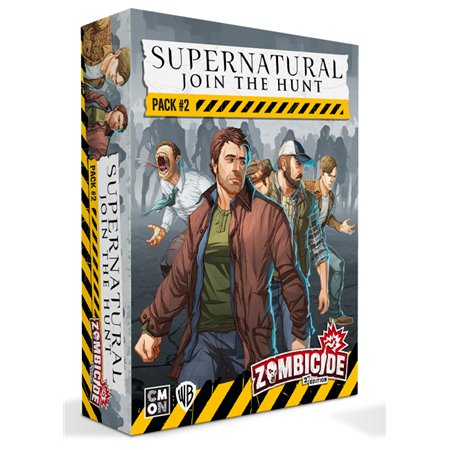 Jogo de tabuleiro Zombicide 2e: pacote de personagens sobrenaturais nº 2 idade recomendada 14 anos