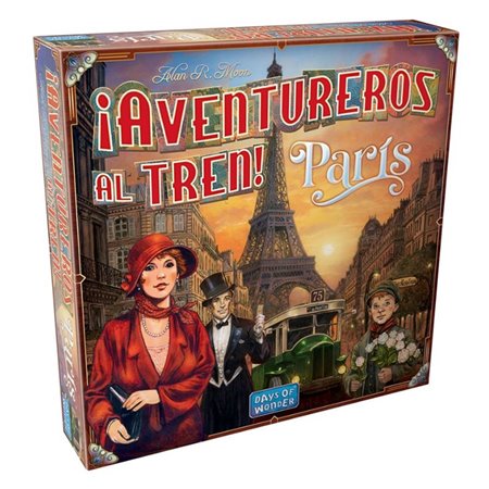 Aventureiros de jogos de tabuleiro no trem! Paris