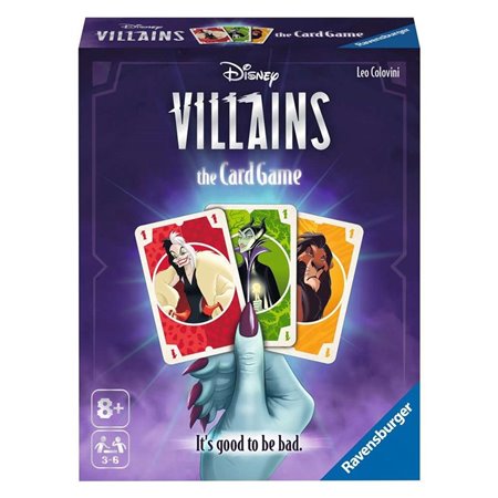 Jogo de tabuleiro dos vilões da Disney Ravensburger - o jogo de cartas