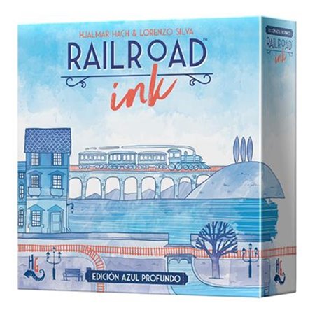 Jogo de tabuleiro Railroad Ink: Pegi 8 Deep Blue Edition