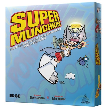 Jogo de tabuleiro Super Munchkin nova edição pegi 14