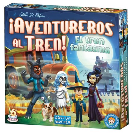 Aventureiros de jogos de tabuleiro no trem! o trem fantasma pegi 6