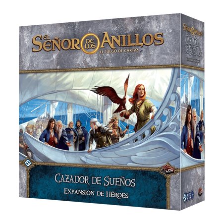 Jogo de tabuleiro do Senhor dos Anéis, jogo de cartas, expansão do caçador de sonhos, expansão de heróis, idade recomendada 14 a