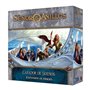 Jogo de tabuleiro do Senhor dos Anéis, jogo de cartas, expansão do caçador de sonhos, expansão de heróis, idade recomendada 14 a