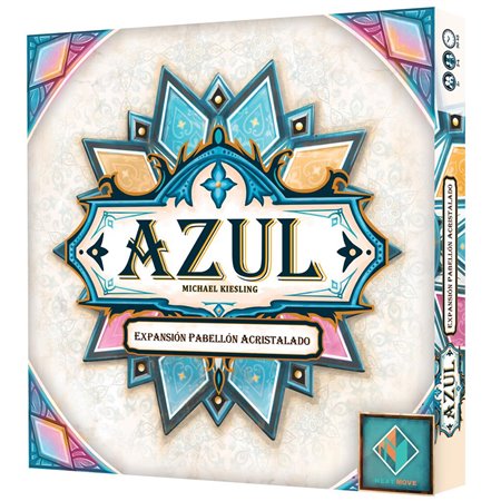 Jogo de tabuleiro azul com pavilhão de vidro Pegi 8