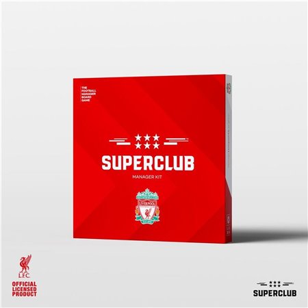 Jogo de tabuleiro Superclub kit de gerenciamento de Liverpool inglês