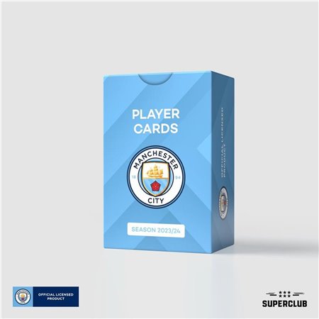 Cartas de jogador do Superclub Manchester City 2023, jogo de tabuleiro - 24 inglês