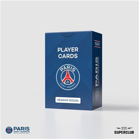 Jogo de tabuleiro de cartas de jogador Superclub PSG 2023 - 24 inglês