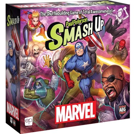 smash up marvel jogo de tabuleiro inglês