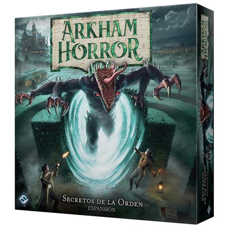 Jogo de tabuleiro de terror Arkham: segredos da ordem pegi 14