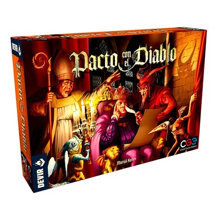 Devir pacto com o jogo de tabuleiro do diabo