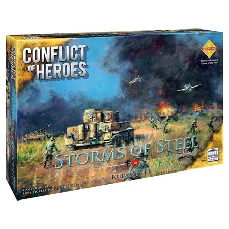 Jogo de tabuleiro Conflict of Heroes Storms of Steel 3ª edição idade recomendada 14 anos Idioma inglês