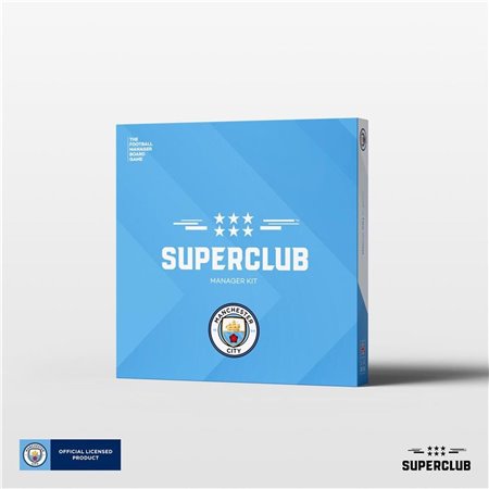 Jogo de tabuleiro Superclub Manchester City Manager Kit Inglês