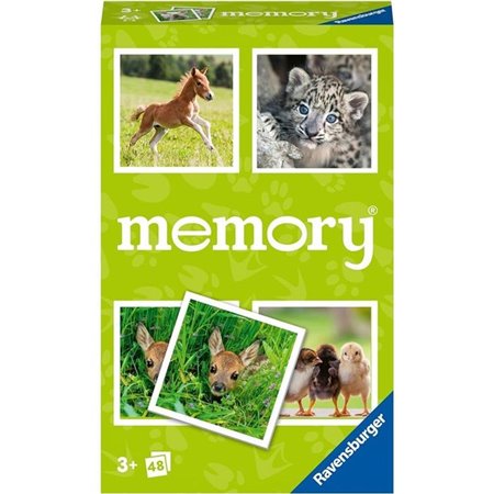 Jogo de tabuleiro com bolsa para bebê com animal de memória Ravensburger