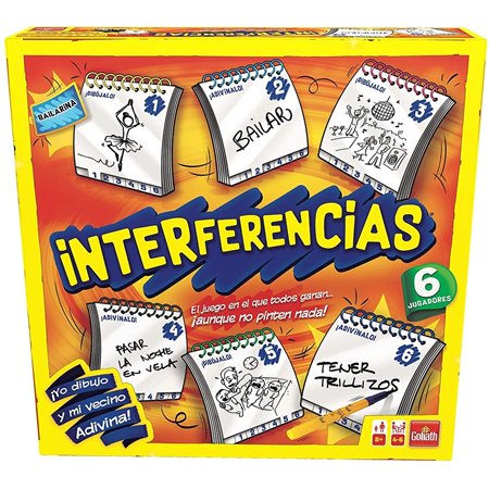 Jogo de tabuleiro de grande interferência 6 jogadores pegi 8