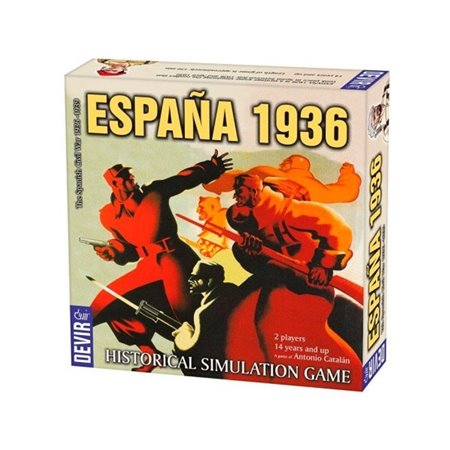 Jogo de tabuleiro Devir Espanha 1936 versão em inglês pegi 14