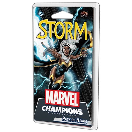 jogo de tabuleiro dos campeões da Marvel: tempestade 60 cartas pegi 14