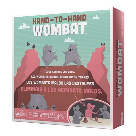 Jogo de tabuleiro wombat corpo a corpo idade recomendada 7 anos