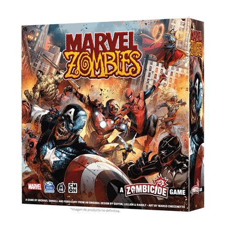 Jogo de tabuleiro Marvel Zombies recomendado para maiores de 14 anos