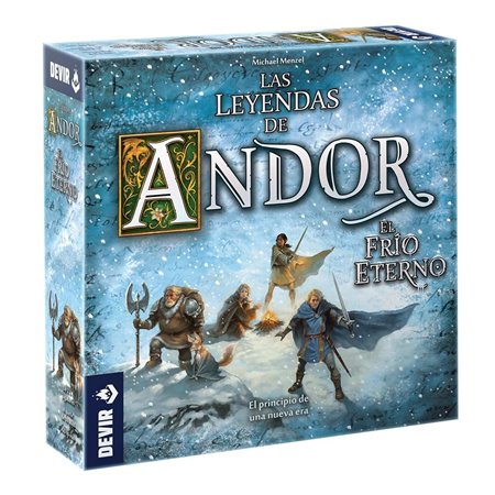 Jogo de tabuleiro Devir as lendas de andor - o frio eterno