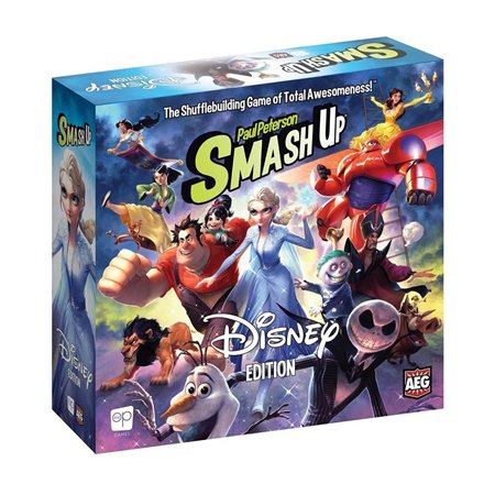 Jogo de tabuleiro Smash Up Disney Edition, idade recomendada de 14 anos (inglês)